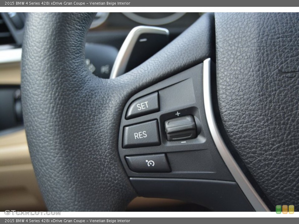 Venetian Beige Interior Controls for the 2015 BMW 4 Series 428i xDrive Gran Coupe #107438626