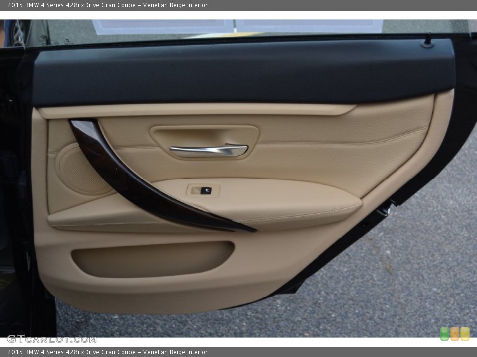 Venetian Beige Interior Door Panel for the 2015 BMW 4 Series 428i xDrive Gran Coupe #107438737