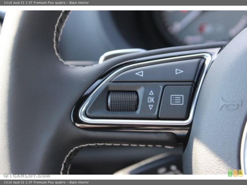 Black Interior Controls for the 2016 Audi S3 2.0T Premium Plus quattro #107441938