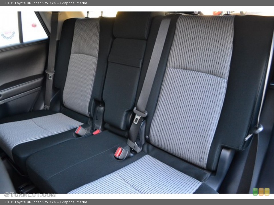 Graphite Interior Rear Seat for the 2016 Toyota 4Runner SR5 4x4 #107443762
