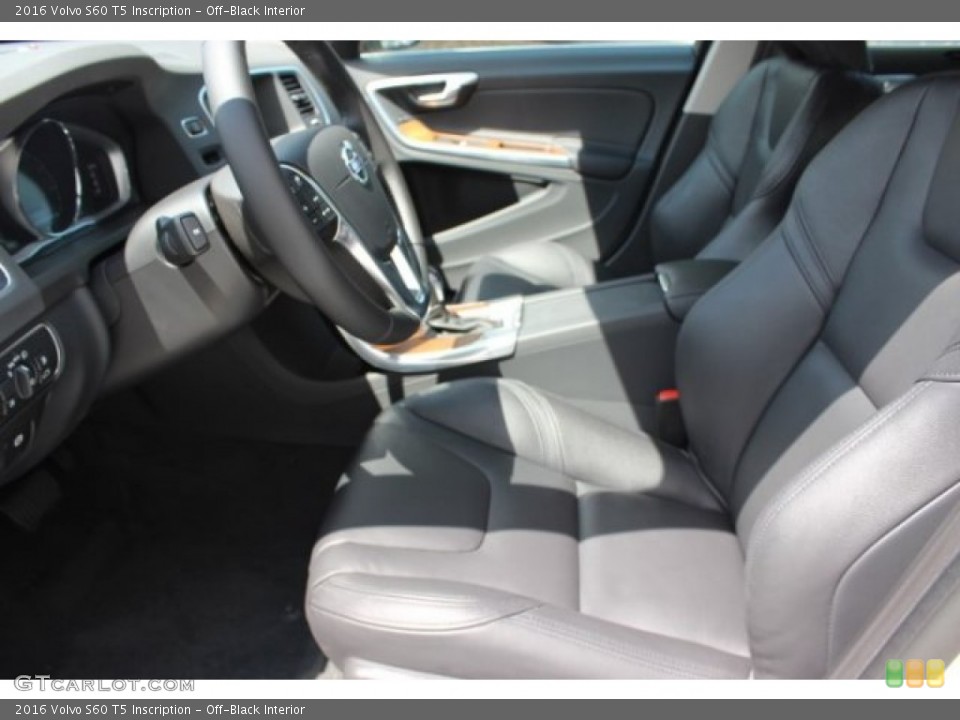 Off-Black Interior Front Seat for the 2016 Volvo S60 T5 Inscription #107448835