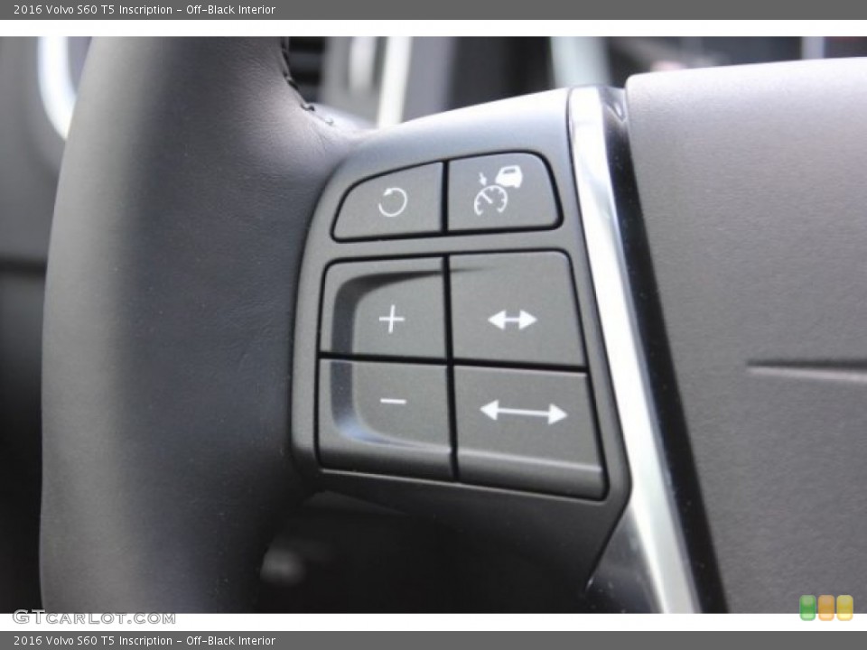 Off-Black Interior Controls for the 2016 Volvo S60 T5 Inscription #107449027