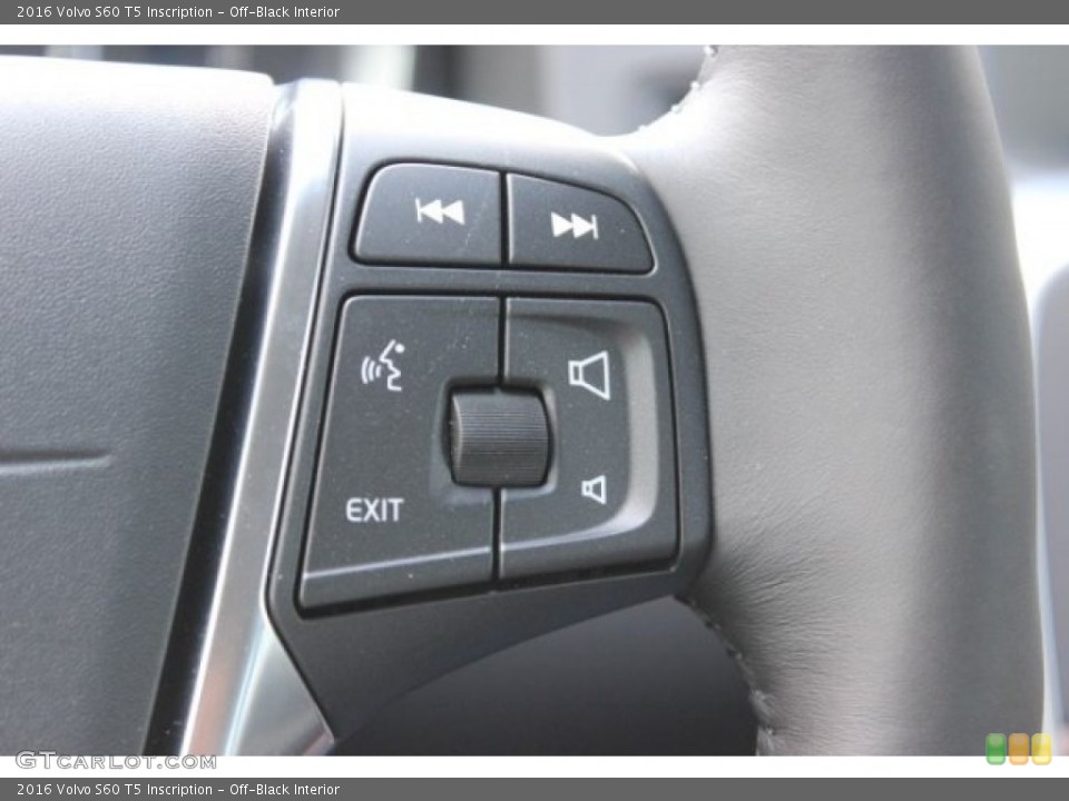 Off-Black Interior Controls for the 2016 Volvo S60 T5 Inscription #107449042