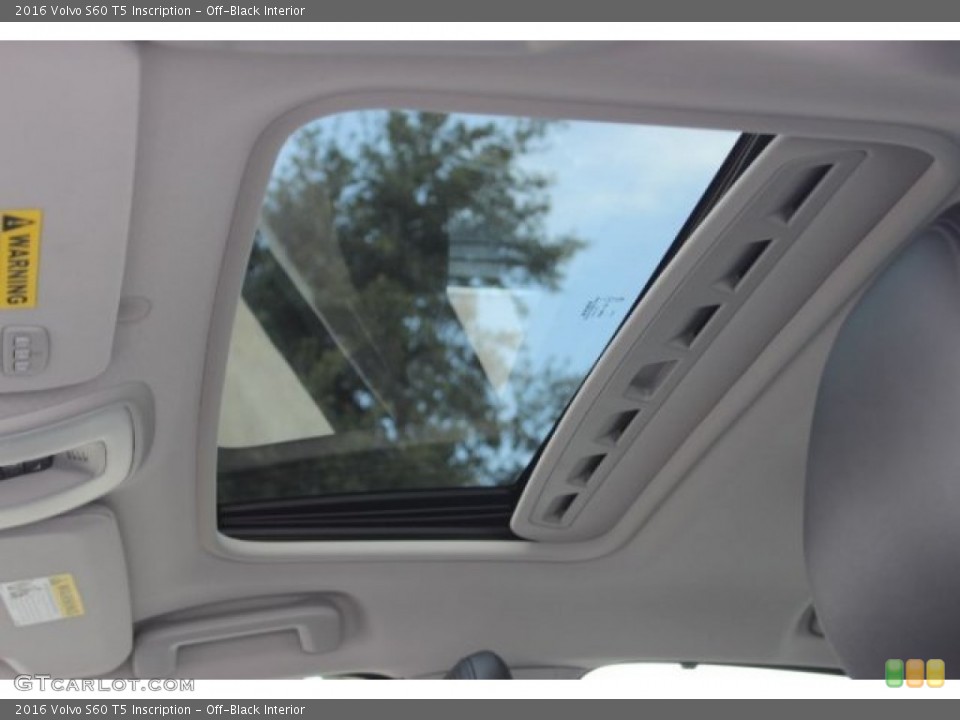 Off-Black Interior Sunroof for the 2016 Volvo S60 T5 Inscription #107449075