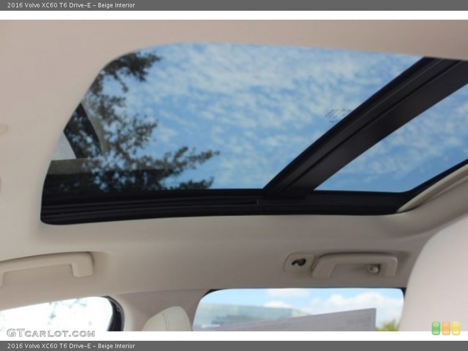 Beige Interior Sunroof for the 2016 Volvo XC60 T6 Drive-E #107450491