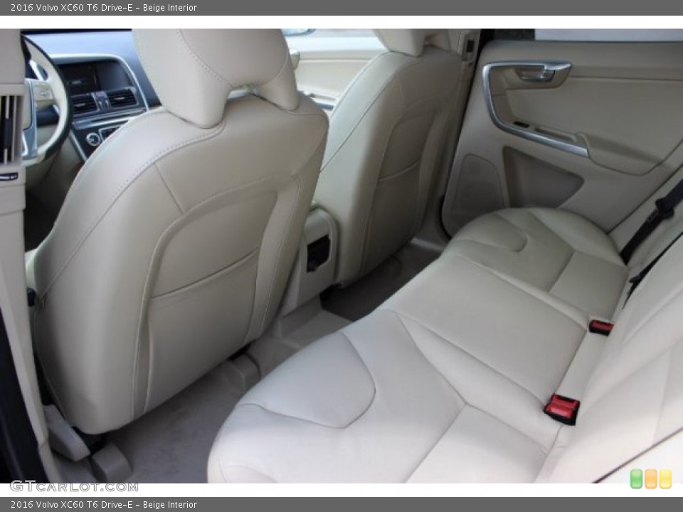Beige Interior Rear Seat for the 2016 Volvo XC60 T6 Drive-E #107450530