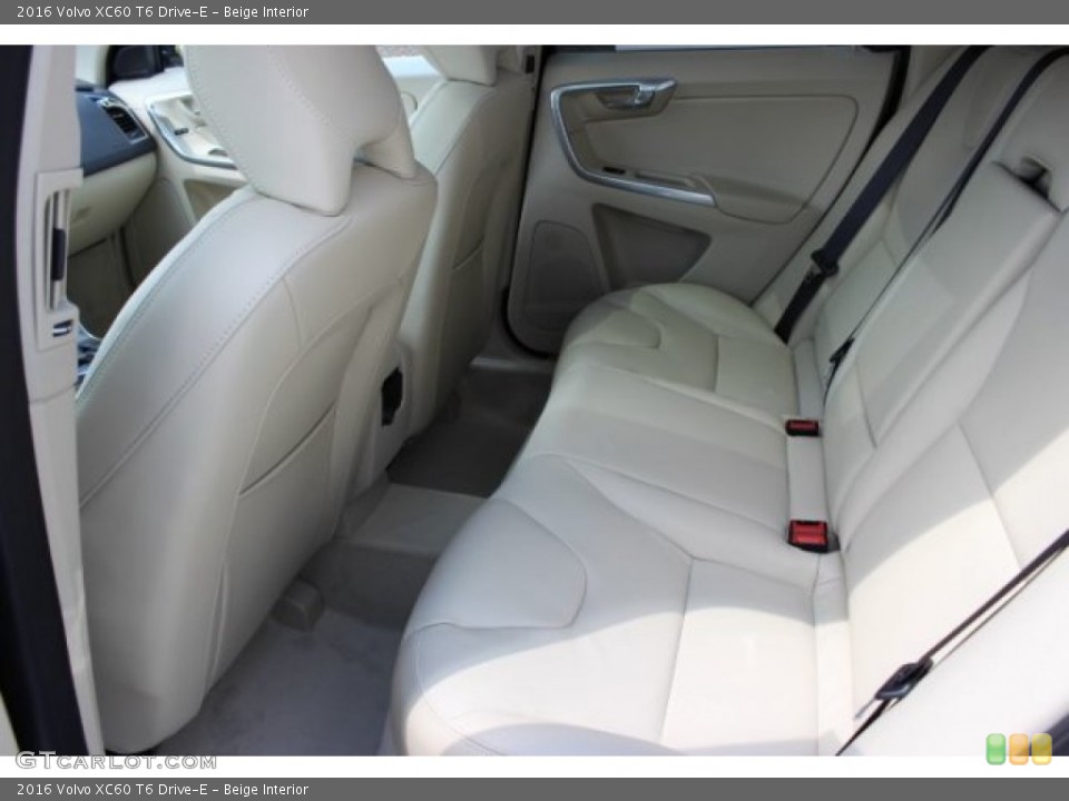 Beige Interior Rear Seat for the 2016 Volvo XC60 T6 Drive-E #107450551