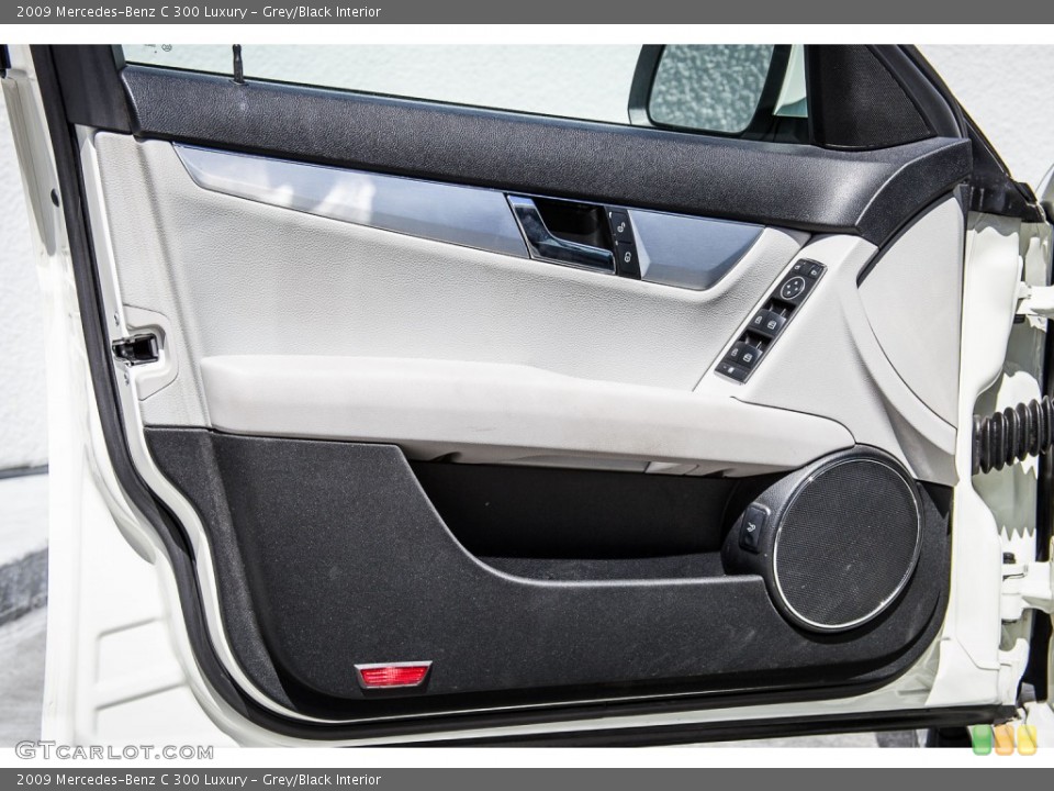 Grey/Black Interior Door Panel for the 2009 Mercedes-Benz C 300 Luxury #107453965