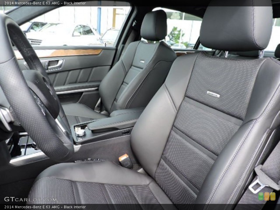 Black Interior Front Seat for the 2014 Mercedes-Benz E 63 AMG #107454364