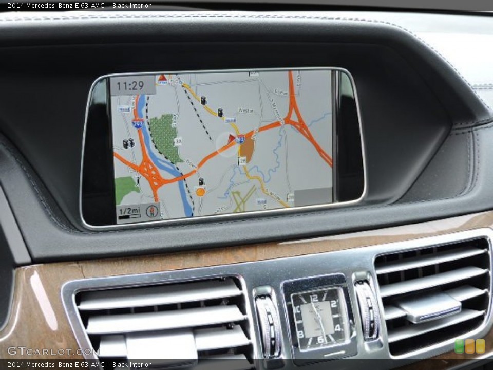 Black Interior Navigation for the 2014 Mercedes-Benz E 63 AMG #107454397