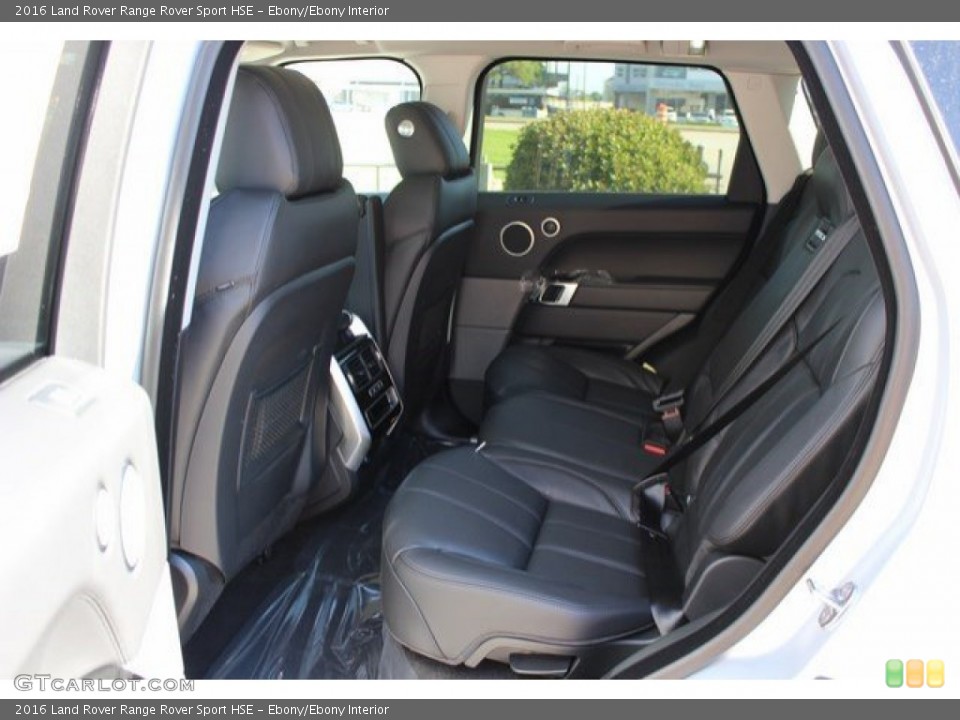 Ebony/Ebony Interior Rear Seat for the 2016 Land Rover Range Rover Sport HSE #107457844