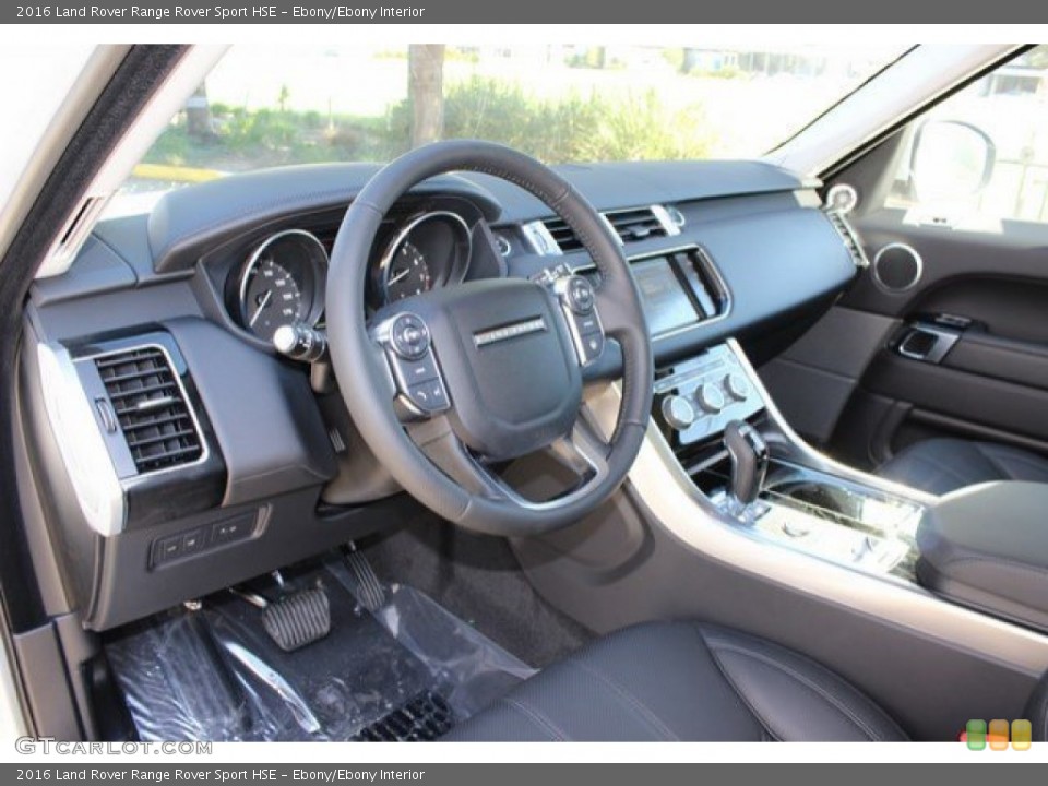 Ebony/Ebony Interior Prime Interior for the 2016 Land Rover Range Rover Sport HSE #107457856