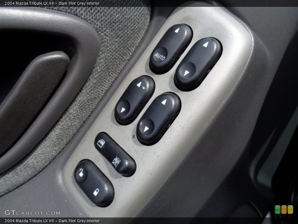 Dark Flint Grey Interior Controls for the 2004 Mazda Tribute LX V6 #107461421