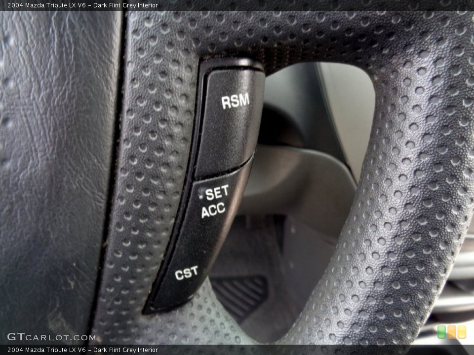 Dark Flint Grey Interior Controls for the 2004 Mazda Tribute LX V6 #107461658