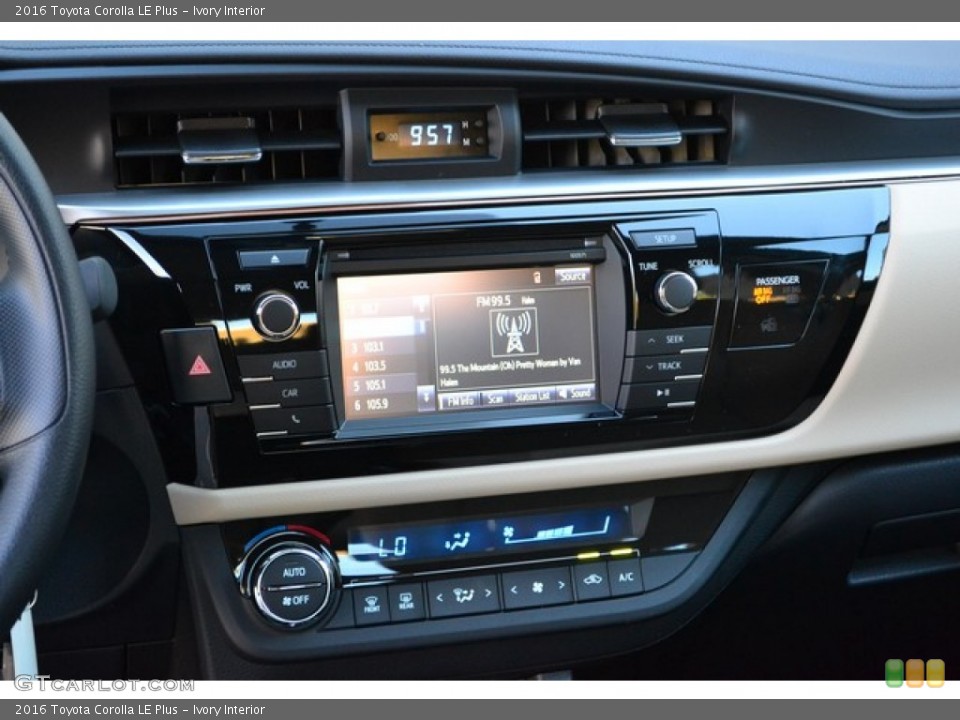 Ivory Interior Controls for the 2016 Toyota Corolla LE Plus #107462933