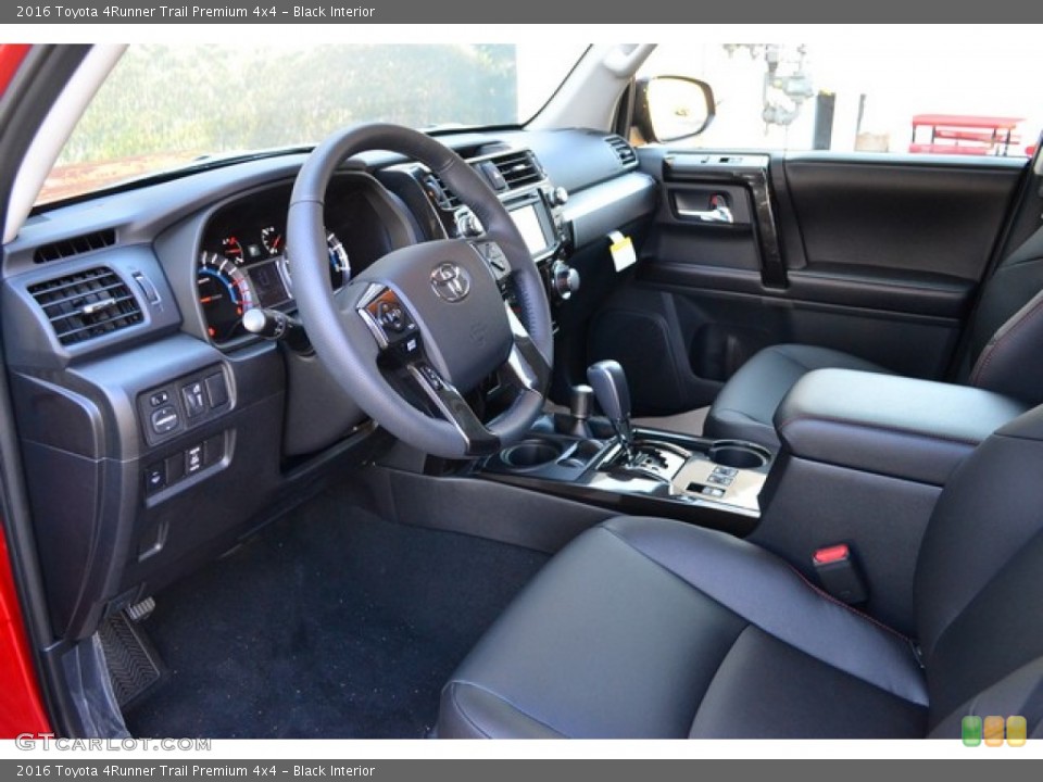 Black Interior Prime Interior for the 2016 Toyota 4Runner Trail Premium 4x4 #107463386