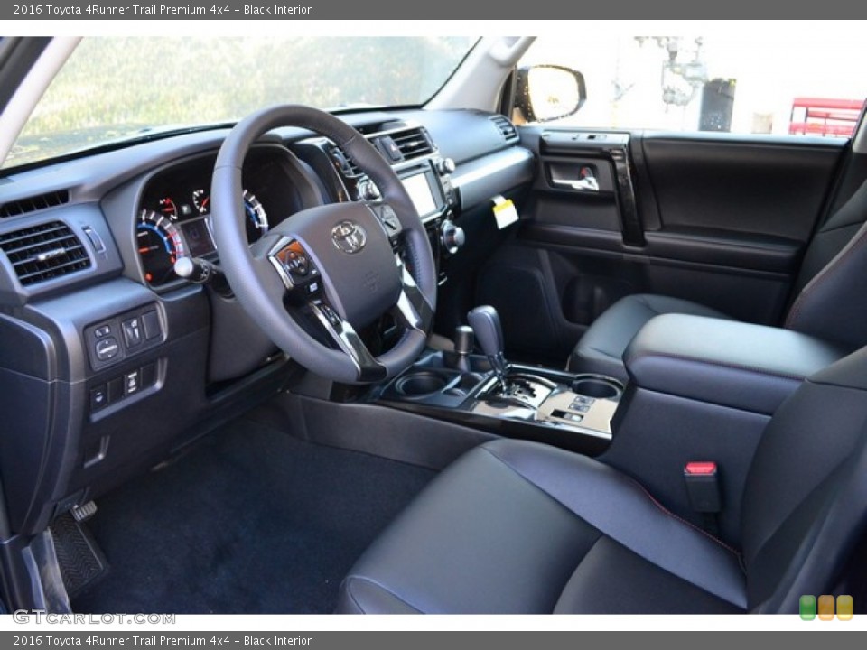 Black Interior Prime Interior for the 2016 Toyota 4Runner Trail Premium 4x4 #107463645