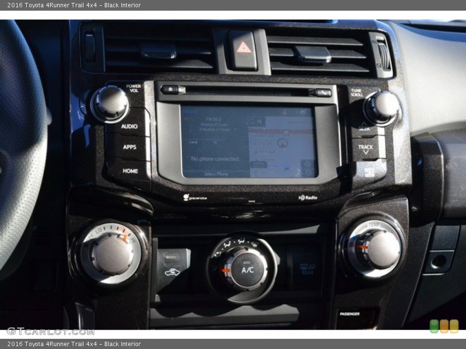 Black Interior Controls for the 2016 Toyota 4Runner Trail 4x4 #107463895