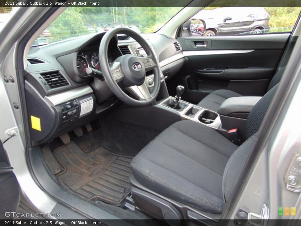 Off Black Interior Photo for the 2011 Subaru Outback 2.5i Wagon #107464655