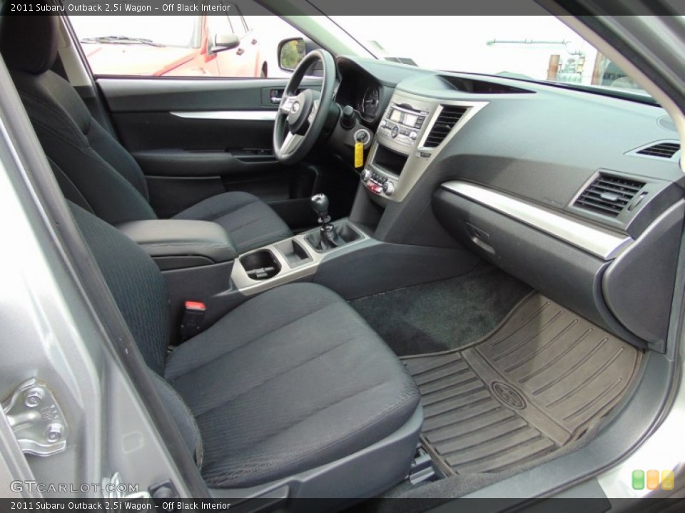 Off Black Interior Dashboard for the 2011 Subaru Outback 2.5i Wagon #107464754