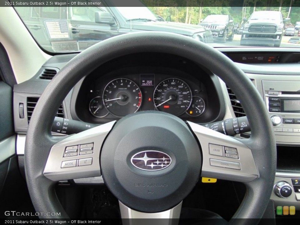 Off Black Interior Steering Wheel for the 2011 Subaru Outback 2.5i Wagon #107464895