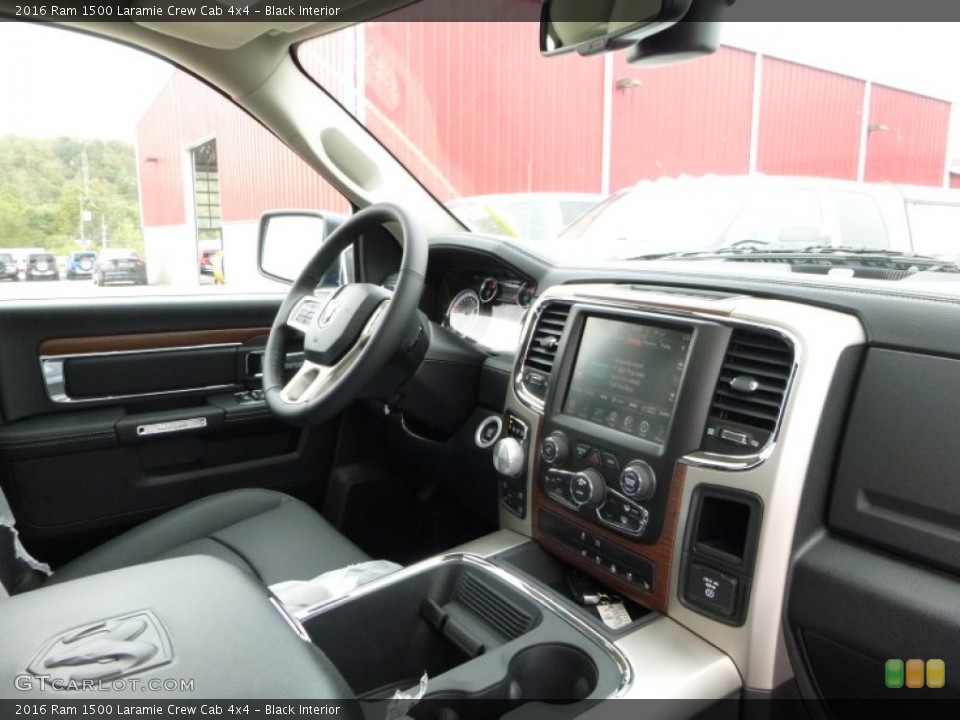 Black Interior Photo for the 2016 Ram 1500 Laramie Crew Cab 4x4 #107477663