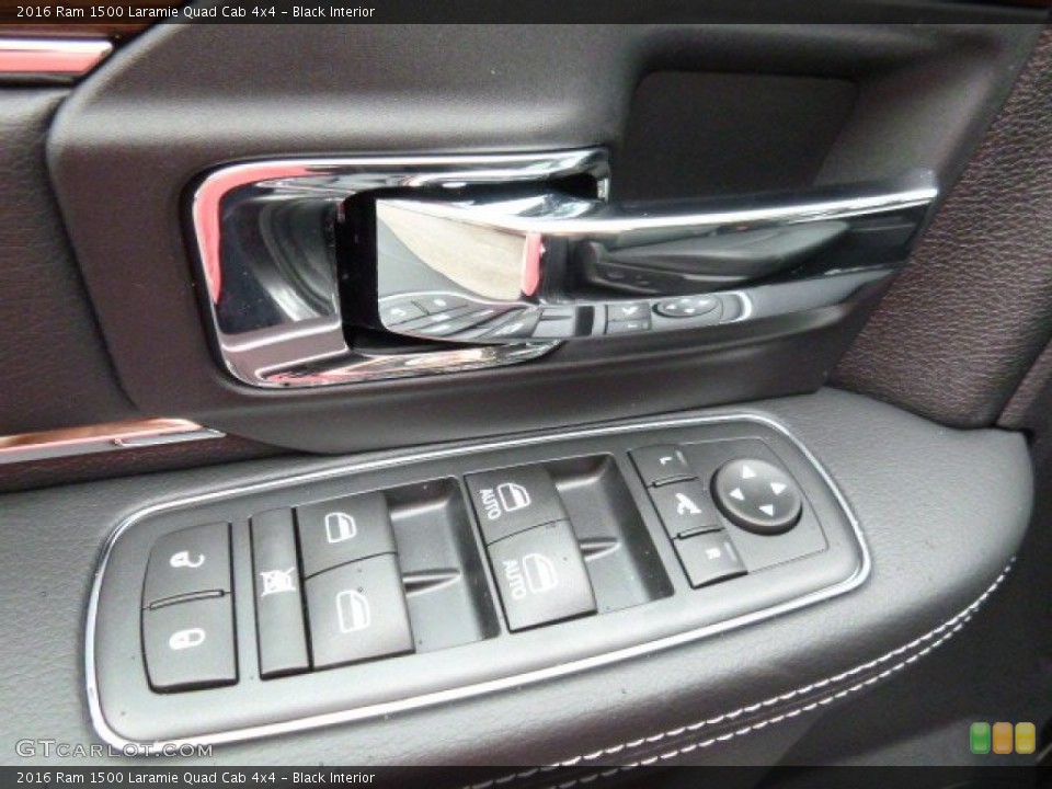 Black Interior Controls for the 2016 Ram 1500 Laramie Quad Cab 4x4 #107482269