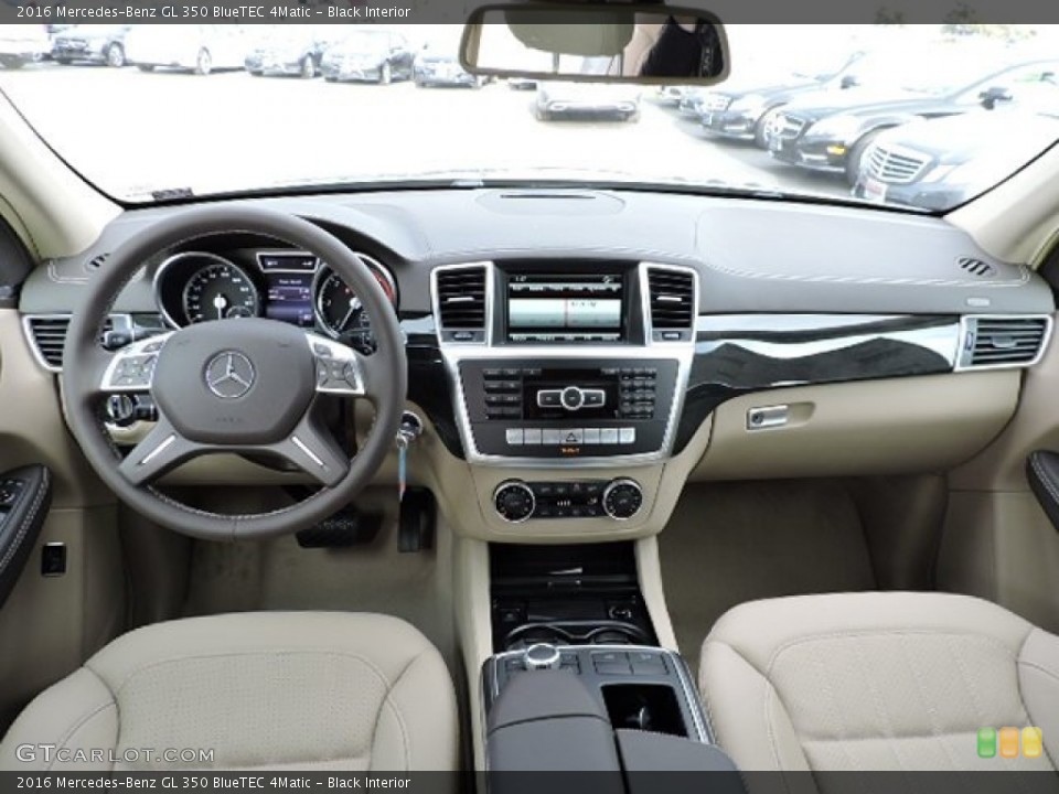 Black Interior Dashboard for the 2016 Mercedes-Benz GL 350 BlueTEC 4Matic #107490555
