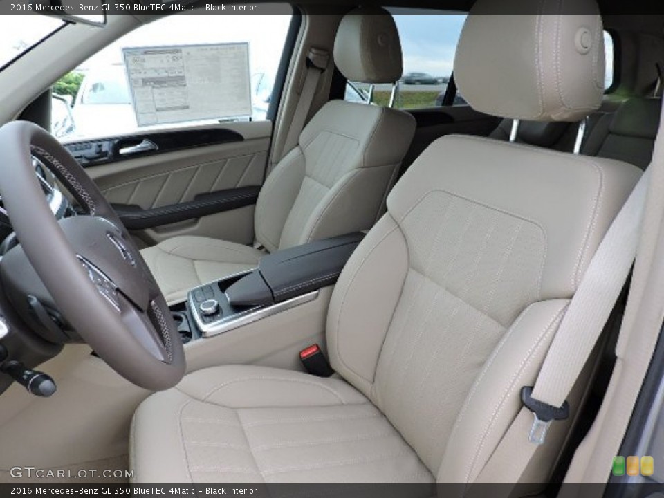 Black Interior Front Seat for the 2016 Mercedes-Benz GL 350 BlueTEC 4Matic #107490570