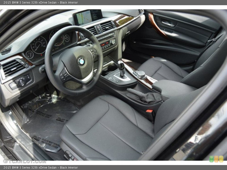 Black Interior Photo for the 2015 BMW 3 Series 328i xDrive Sedan #107492729
