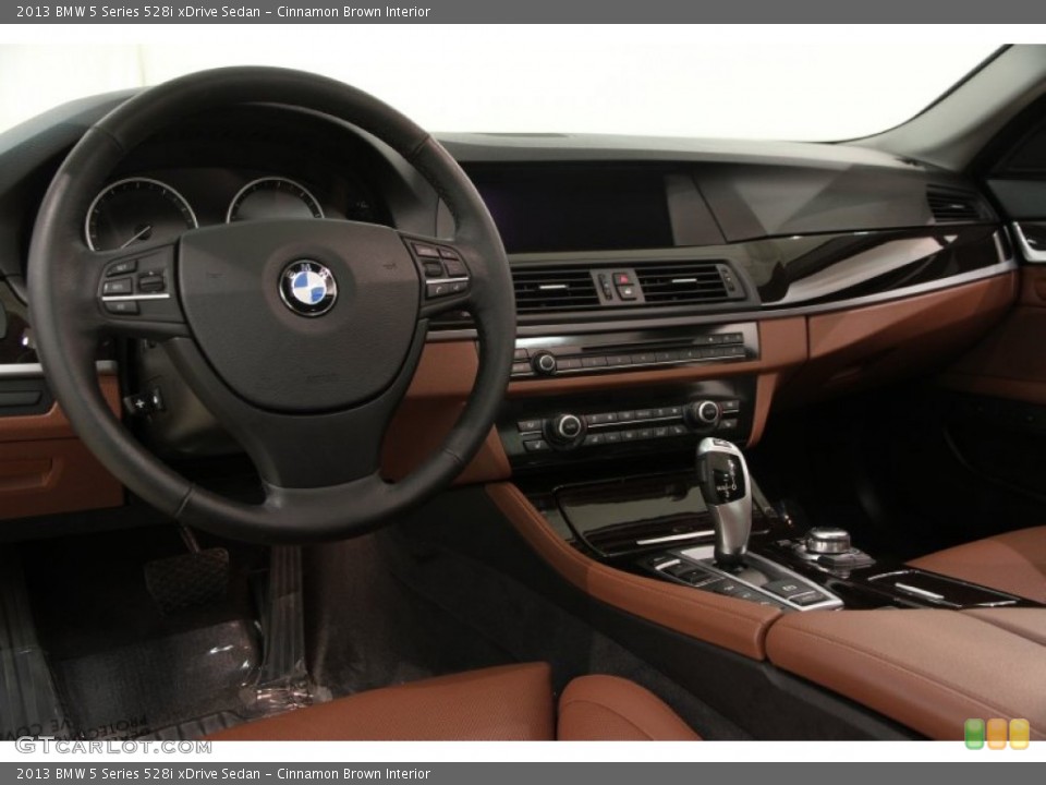 Cinnamon Brown Interior Dashboard for the 2013 BMW 5 Series 528i xDrive Sedan #107495058