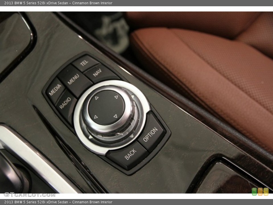 Cinnamon Brown Interior Controls for the 2013 BMW 5 Series 528i xDrive Sedan #107495199