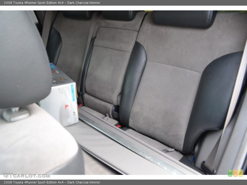 Dark Charcoal Interior Rear Seat for the 2008 Toyota 4Runner Sport Edition 4x4 #107503625