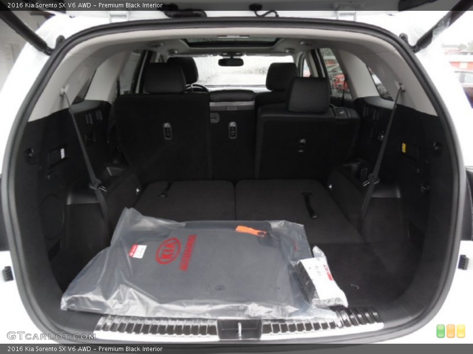Premium Black Interior Trunk for the 2016 Kia Sorento SX V6 AWD #107510264