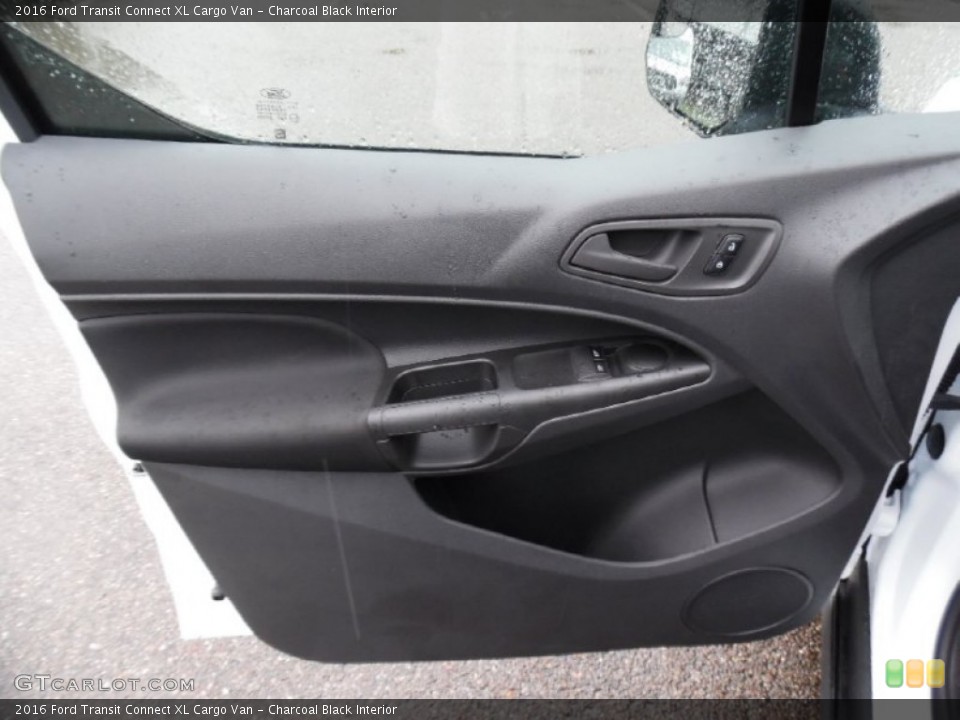 Charcoal Black Interior Door Panel for the 2016 Ford Transit Connect XL Cargo Van #107515710