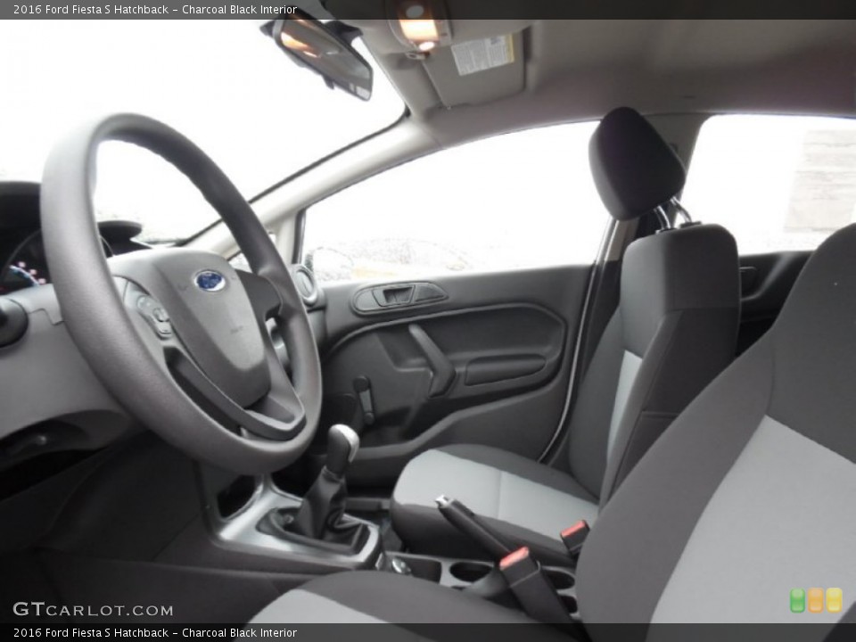 Charcoal Black Interior Photo for the 2016 Ford Fiesta S Hatchback #107516498