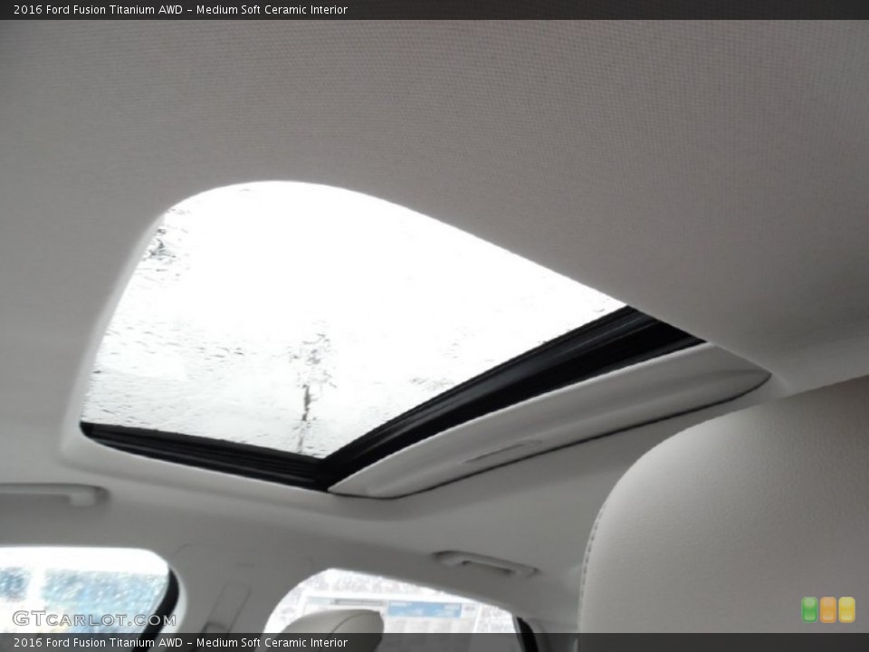 Medium Soft Ceramic Interior Sunroof for the 2016 Ford Fusion Titanium AWD #107517002