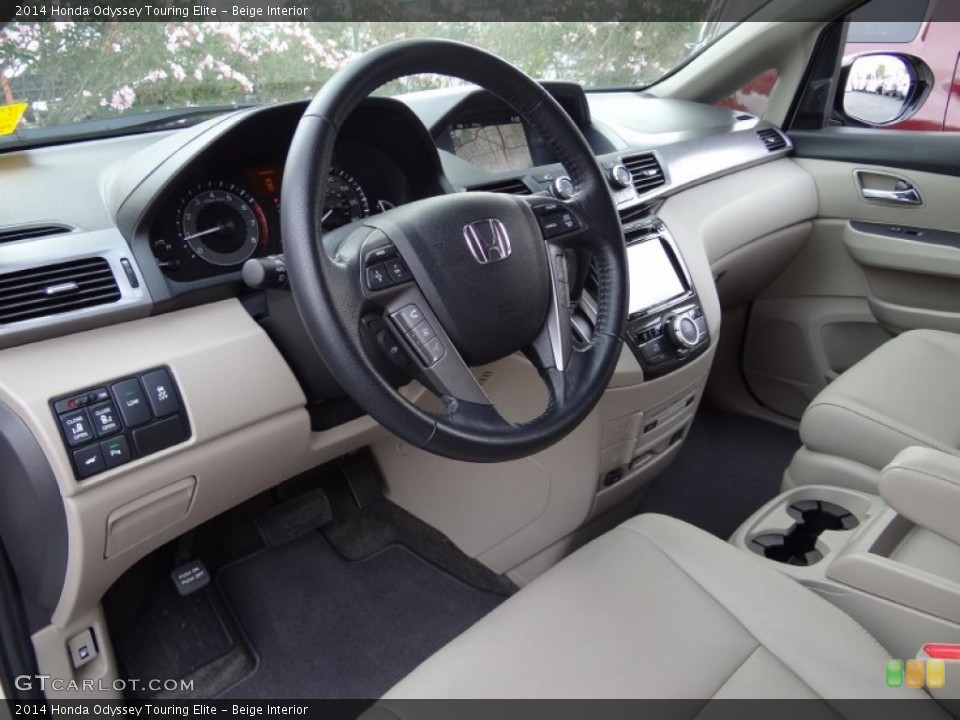 Beige Interior Photo for the 2014 Honda Odyssey Touring Elite #107518146