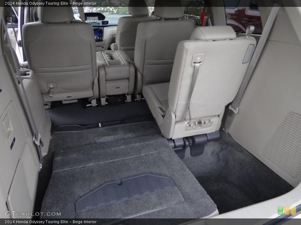 Beige Interior Trunk for the 2014 Honda Odyssey Touring Elite #107518345
