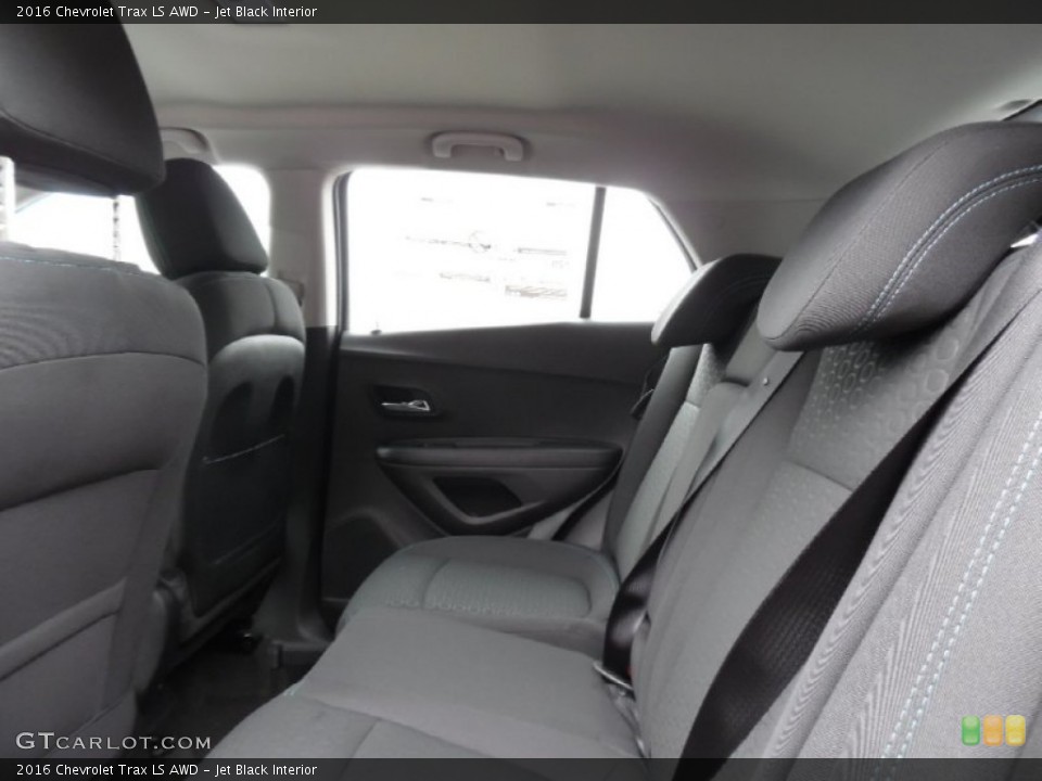 Jet Black Interior Rear Seat for the 2016 Chevrolet Trax LS AWD #107524067