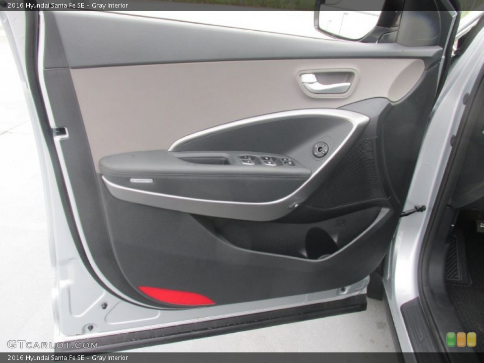 Gray Interior Door Panel for the 2016 Hyundai Santa Fe SE #107526326