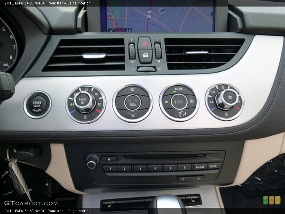 Beige Interior Controls for the 2011 BMW Z4 sDrive30i Roadster #107529881