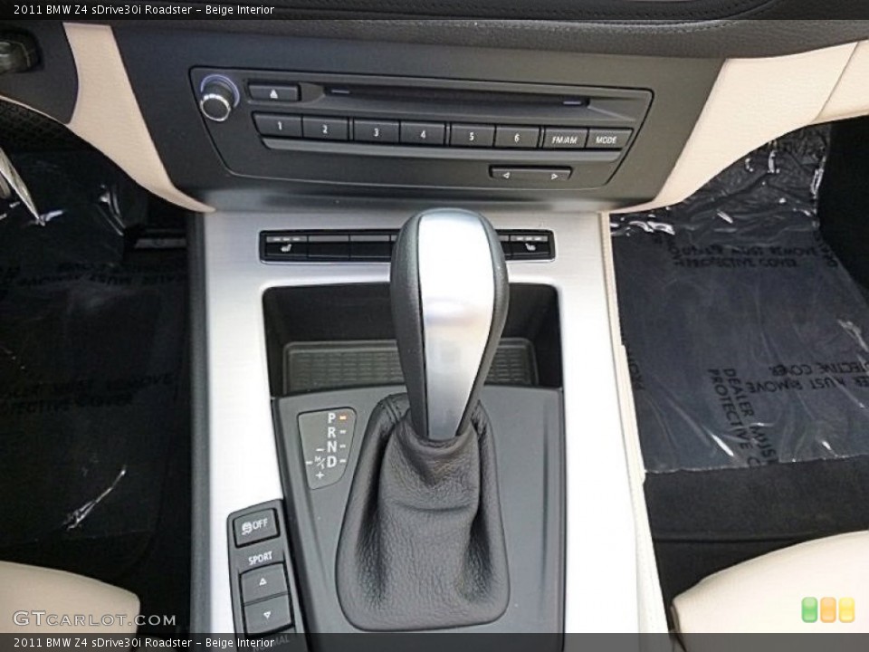 Beige Interior Transmission for the 2011 BMW Z4 sDrive30i Roadster #107529908