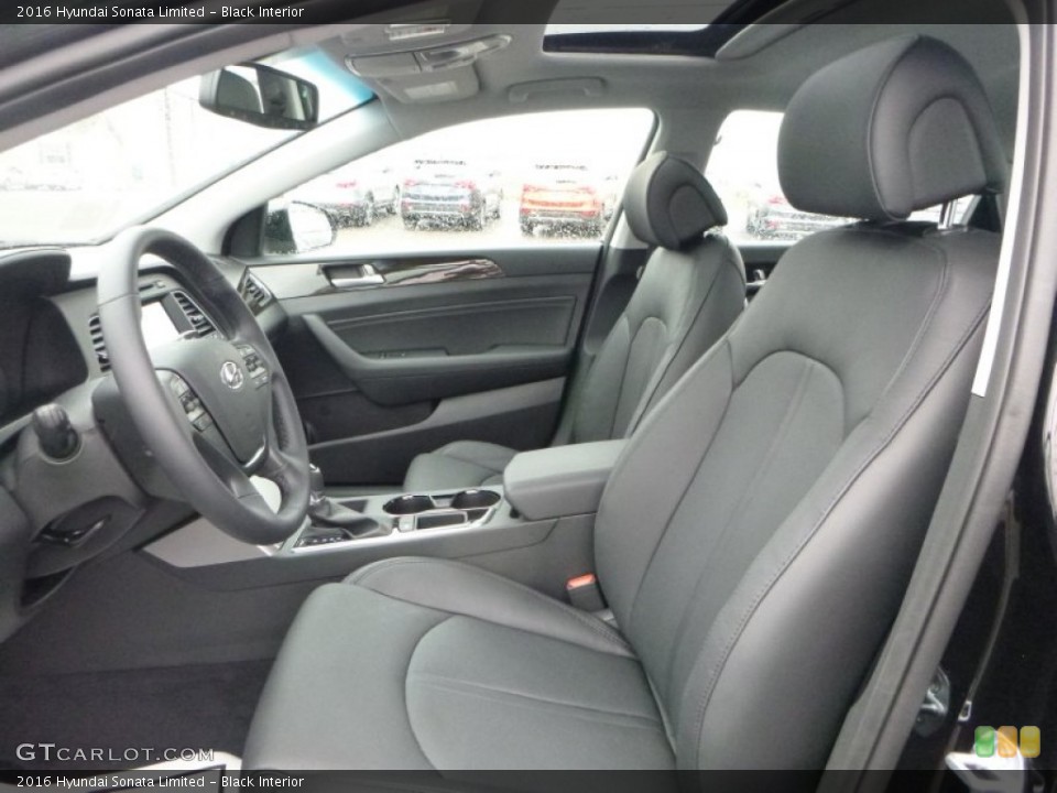 Black Interior Photo for the 2016 Hyundai Sonata Limited #107534160