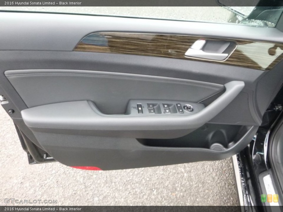 Black Interior Door Panel for the 2016 Hyundai Sonata Limited #107534184