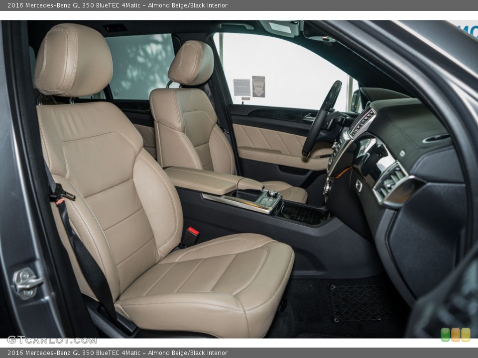Almond Beige/Black Interior Photo for the 2016 Mercedes-Benz GL 350 BlueTEC 4Matic #107534925