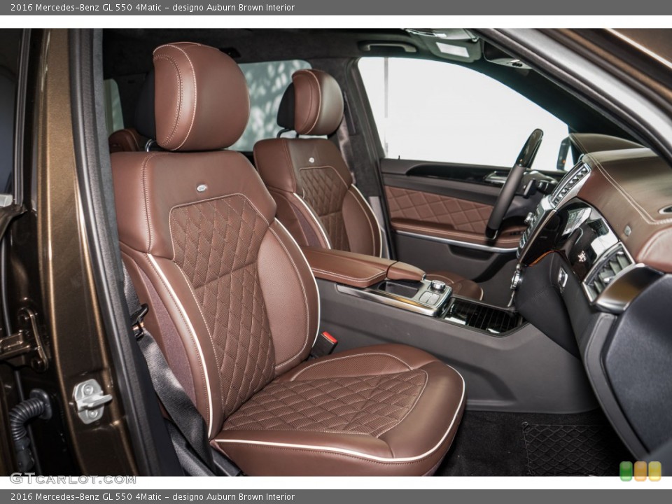 designo Auburn Brown Interior Photo for the 2016 Mercedes-Benz GL 550 4Matic #107537462
