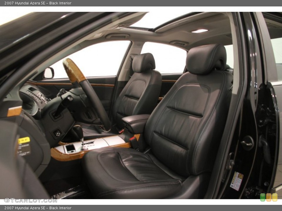 Black 2007 Hyundai Azera Interiors