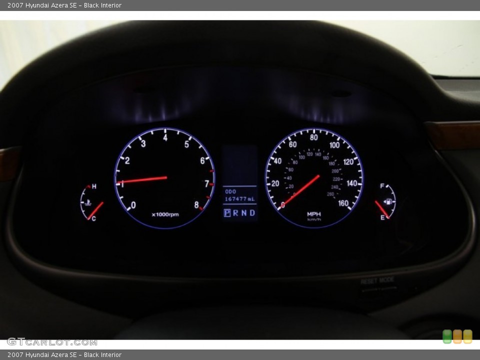 Black Interior Gauges for the 2007 Hyundai Azera SE #107537778