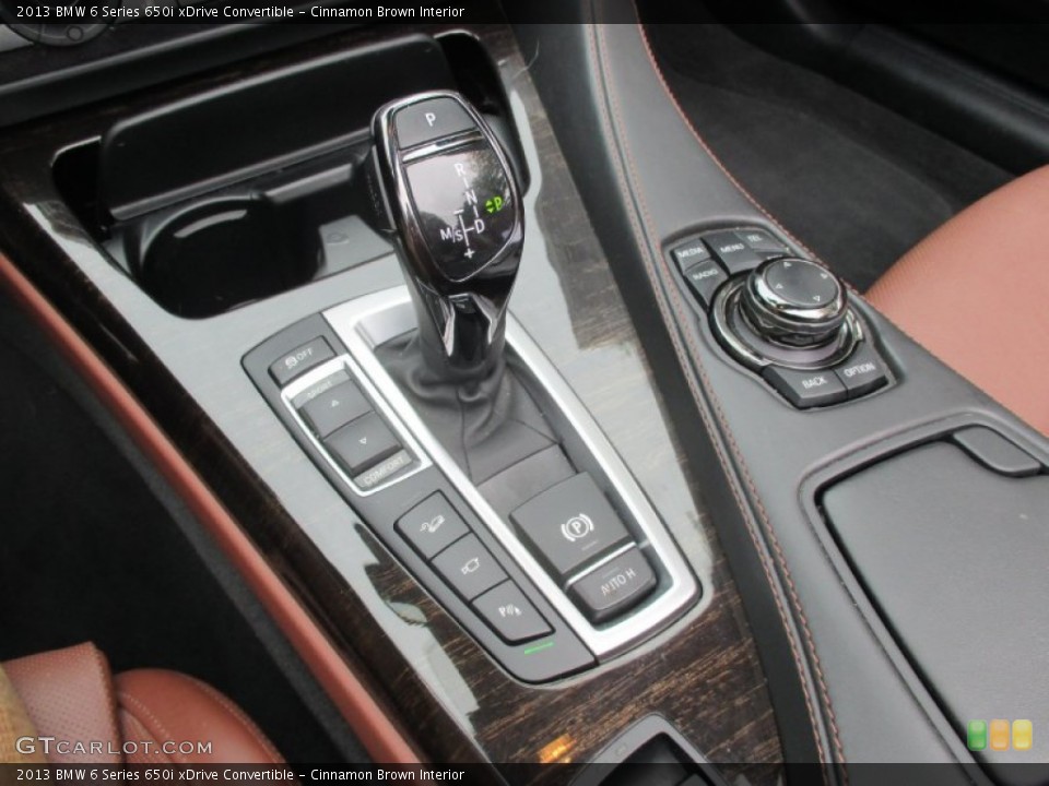 Cinnamon Brown Interior Transmission for the 2013 BMW 6 Series 650i xDrive Convertible #107544486